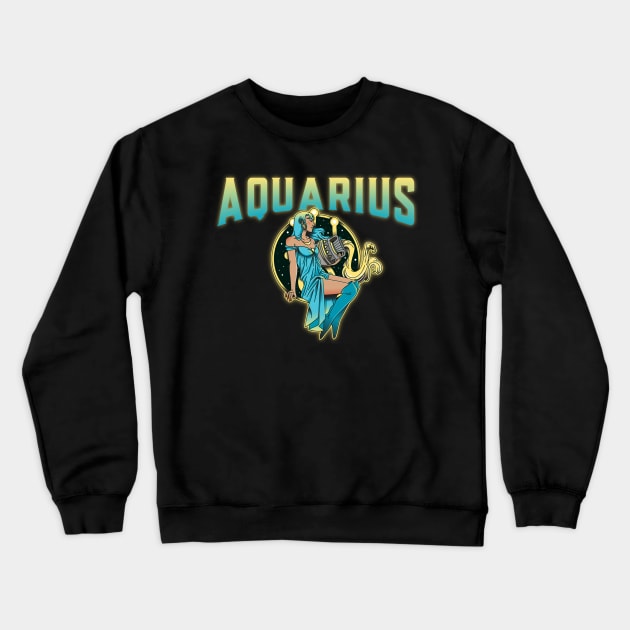 Aquarius 2 Crewneck Sweatshirt by Studio-Sy